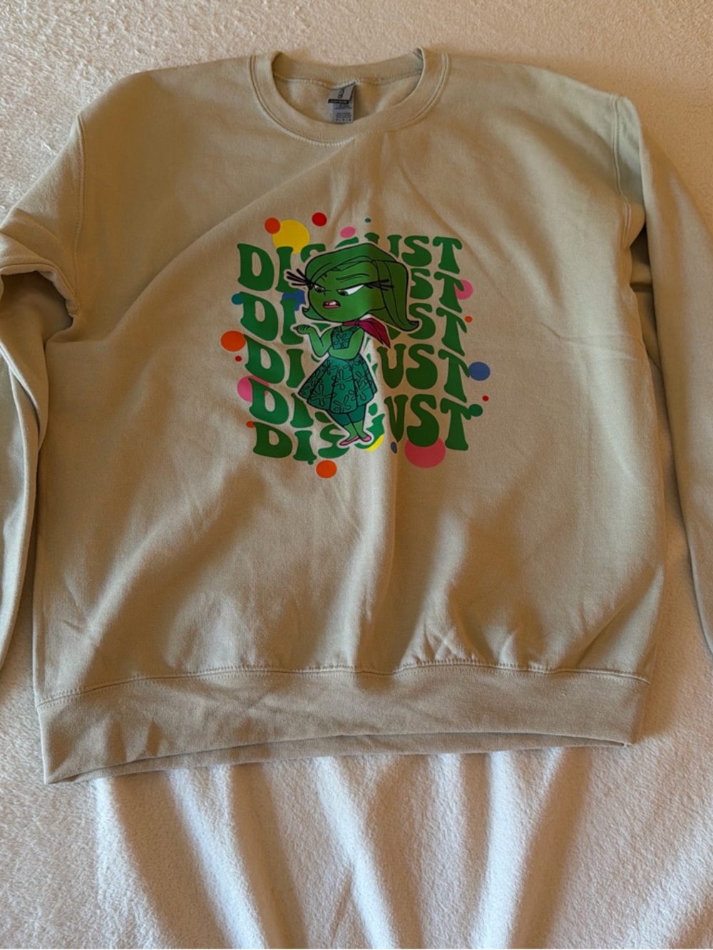Disgust inside out size medium crewneck.